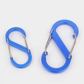 S-type biner hammock hook Aluminum biner stand 4ea