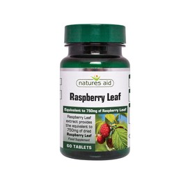 Natures Aid Raspberry Leaf 750mg 60 tablet (Pack of 2)