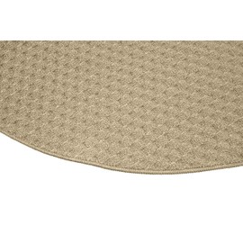 Garland Rug Town Square Area Rug, 5 Ft. Round, Tan