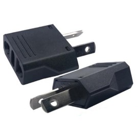 (5 Pack) AU 2-Pin Plug Adapter,Toptekits Australia Travel Plug Adapters from America Europe to Australia/New Zealand Outlet Adaptor (AU Black)