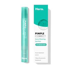 Hero Cosmetics Pimple Correct - Bolígrafo de gel para eliminar el acné, máxima fuerza 2% ácido salicílico, fórmula probada por Derm para granos actuales y futuros (1 unidad)