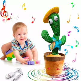 Cactus Bailarín Peluche Interactivo Repite Sonidos