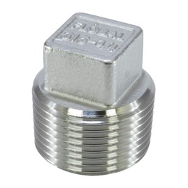 Flowbal Stainless Steel Threaded Fitting Plug VP-S14-06 3/4