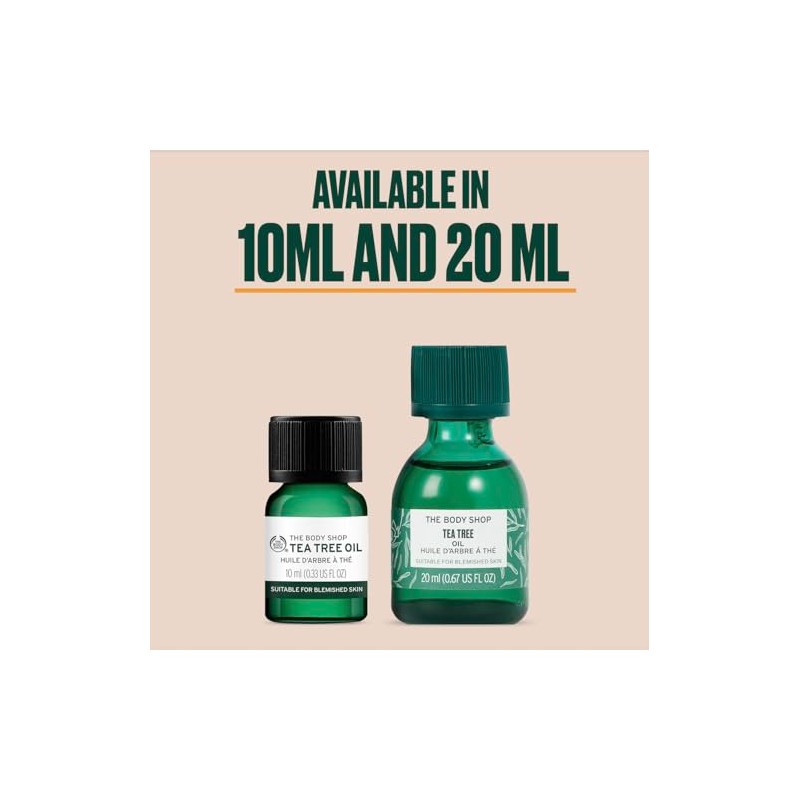 The Body Shop Tea Tree Oil, 0.33 Fl Oz (Vegan)