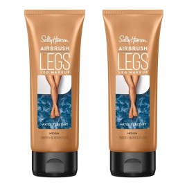 Sally Hansen Airbrush Legs, Makeup Lotion, Medium 4 Oz, 2pz