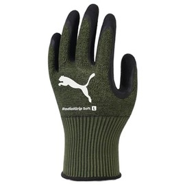 Puma Working Gloves PG-1360 Radial Grip Soft, Natural Rubber, XL, Khaki