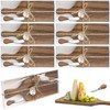 6 Set Cheese Board and Cheese Spreader Set Wooden Cutting