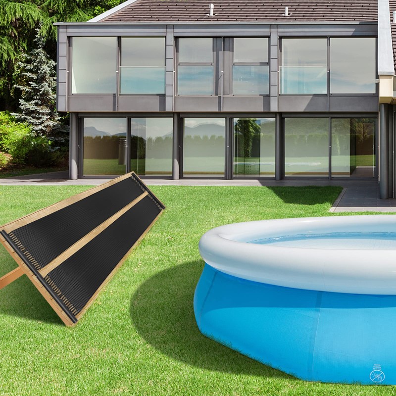 IRONMAX Solar Pool Heater Panel, Swimming Pool Heating System for
