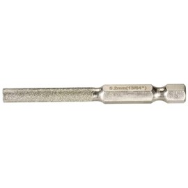 Makita D-73776 Round File 5.2 mm, Diamond-tipped, with 1/4 Inch Hex Socket for Screwdrivers, for Filing Saw Chains with 3/8 Inch Pitch, Pack of 1