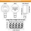 10000PSI Digital Hydraulic Pressure Gauge Pressure Manometer Pressure Sensor with