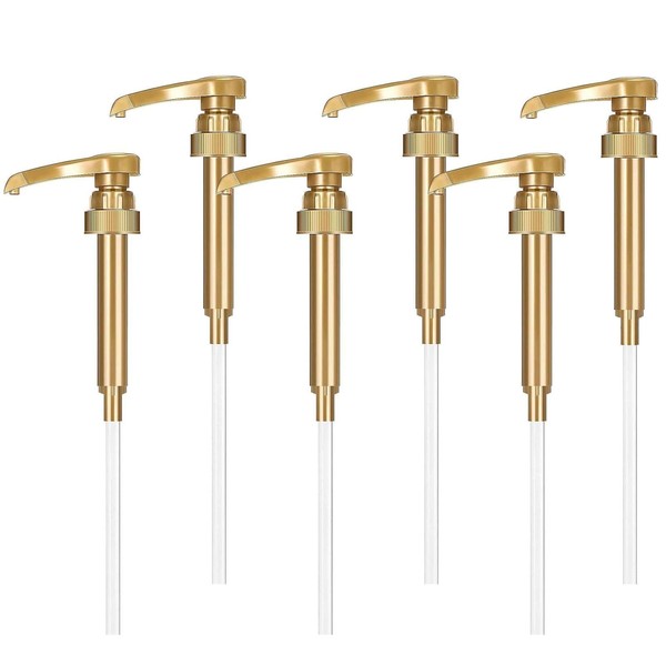 ZYEKIU Pack of 6 Dosing Pump, Syrup Dispenser, Syrup Pump