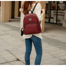 MKF Backpack Purse for Women Vegan Leather Top-Handle Ladies Fashion Travel Pocketbook Bag – Daypack