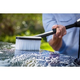 Karcher Universal Soft Bristle Wash Brush Attachment Accessory for Electric and Gas Power Pressure Washers, 3000 PSI Rating