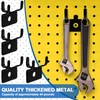Tandefio Pegboard Hooks Metal Prong Hook Peg Board for Hanging