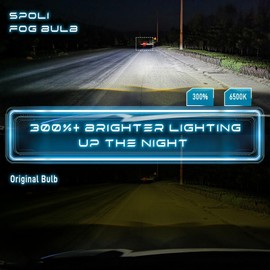 SPOLI H4 Headlight Bulb LED, 80W 30000LM 300% Brightness with Fans, 6500K Blue IP68 Waterproof and Advanced Cooling System, Plug and Play, Pack of 2