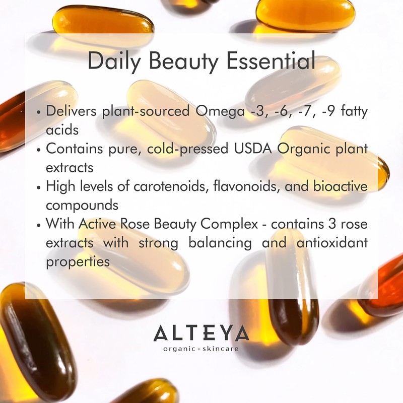 Alteya Bio Rose Beauty Omegas - Omega Vegetable 3+6+7+9 Fatty