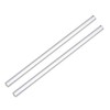 sourcing map Acrylic Square Rod,Clear,8mmx8mmx250mm Solid Plastic PMMA Bar Stick
