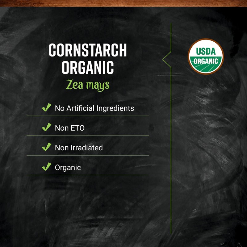 Frontier Herb Organic Cornstarch, 1 lb