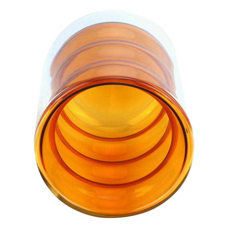 200ml DoubleLayer Glass Mug HeatResistant 3 Dimensional Spiral Cup for