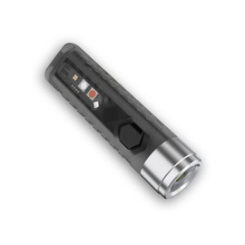 FlashFinder Key Locator, Works with Apple Find My, Multifunction Mini Flashlight, Made for Keys, Bags, and More, Rechargeable Battery