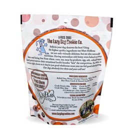 The Lazy Dog Cookie Co. Soft Dog Treats, Mutt Mallows Sweetie Smores, for Small, Medium and Large Dogs, Wheat-Free, Baked in The USA, 5 oz. (Pack of 3) Smores