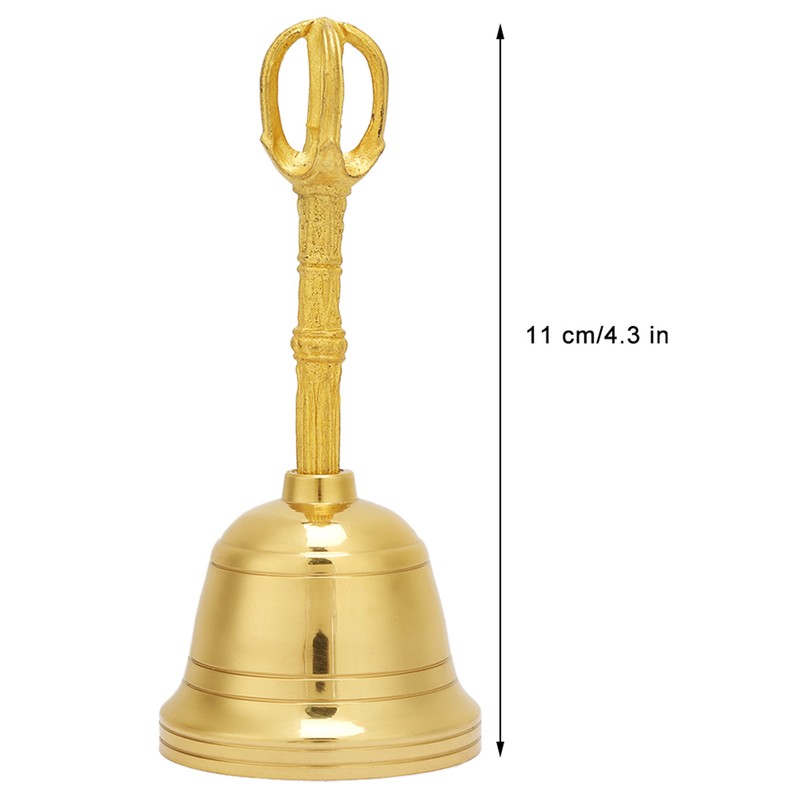 Popular Pure Brass Hand Bell Buddhist Bell Feng Shui Taoist