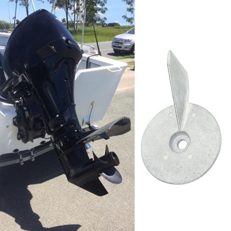 Outboard Trim Tab Anode Zinc Alloy Oxidation Corrosion Proof Trim