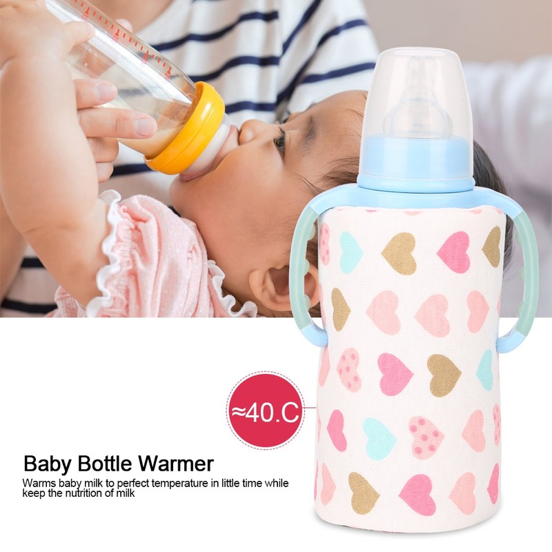 USB Portable Travel Infant Baby Feeding Bottle Warmer Heater Thermostat