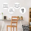 Colorful Dry Erase Dots Circles Whiteboard Marker Removable Vinyl Stickers