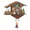 Trenkle Kuckulino Black Forest Clock Swiss House with Quartz Movement