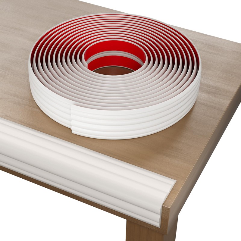 Elvone Wall Corner Protector Molding Trim, 1.6 in x 20