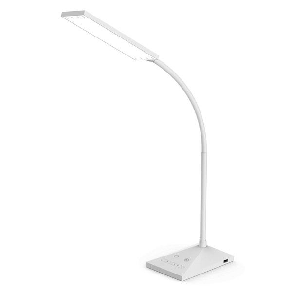 RAOYI LED Desk Lamp, 12W Dimmable Table Lamp Eye-Caring Reading