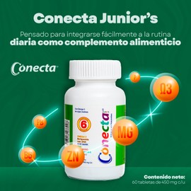 Conecta Junior Kids Dietary Supplement 450mg – Child Development Formula, 60 Tablets