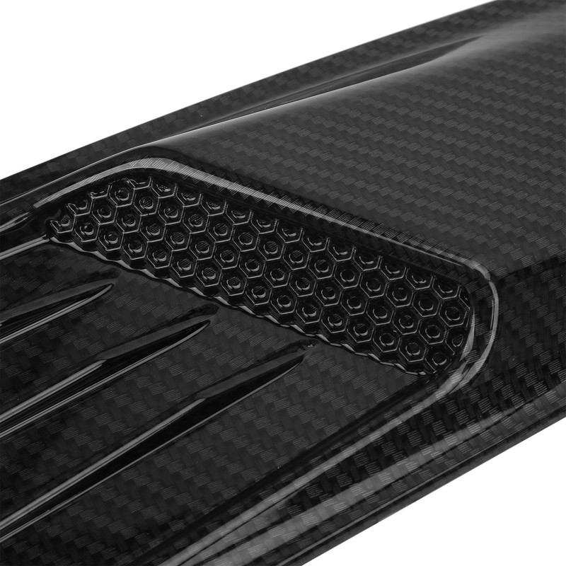 Pair Universal Front Hood Air Vent Molding Bonnet Cover Trim