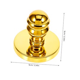 Healvian Portable Mannequin Head Support Bracket Stylish Gold Design for Professional Displays Easy Setup for Hair Styling Cosmetology Training for Salon Use and Product Presentation