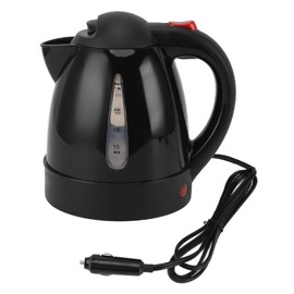 Luqeeg Car Kettle Water Boiler, 1L Travel Electric Kettle with Auto Shut Off, Portable Car Heating Cup, Stainless Steel Car Kettle Boiler, Heater Cup for Car Camping, Road Trip