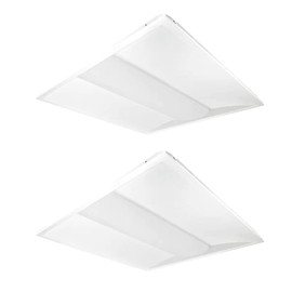 GREENLIGHTDEPOT LED Troffer Light - 2' X 2' - 30W - 2 Pack - Dimmable - (UL + DLC 5.1)