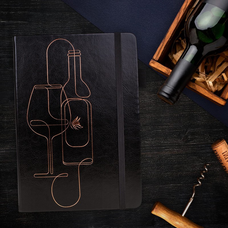 Clever Fox Wine Journal for Wine Tasting – Guided Wine