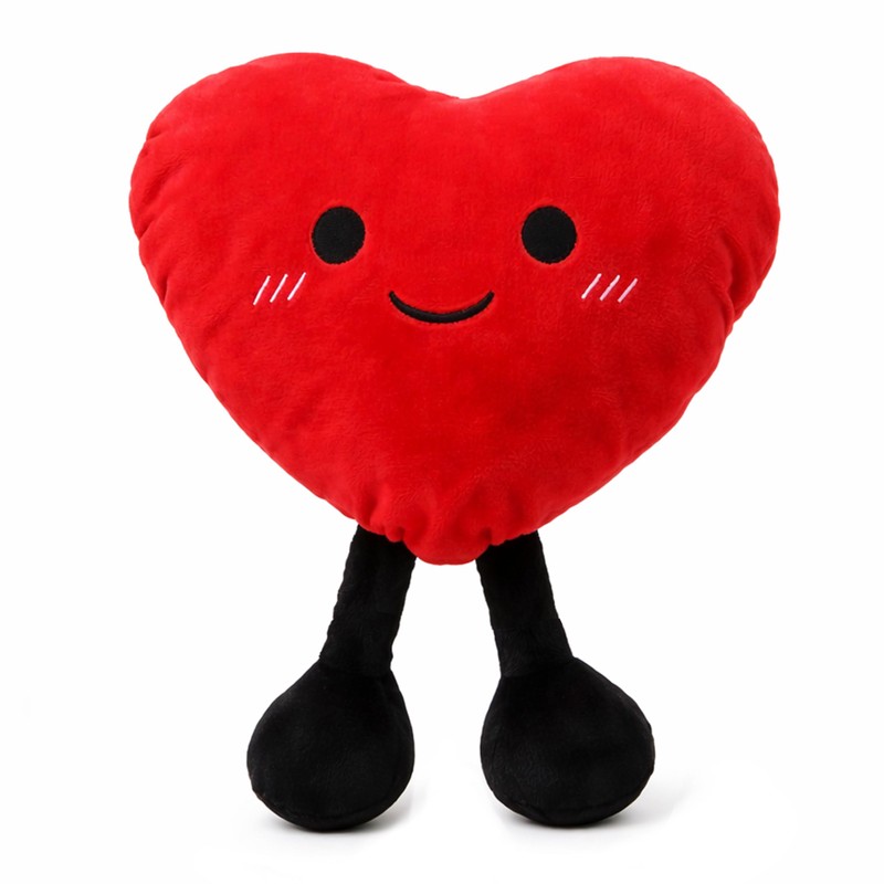 Heatable & Coolable Plush Heart Toy, Adorable 12.6” Microwaveable Weighted