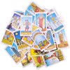 SZYIYI Tarot Rider (Español), 78 Hojas Juego Completo de Cartas