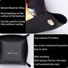 SHENGTIAN 4Pcs 6.7" x 6.7" Leather Jewelry Valet Tray for
