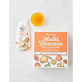 Merry Luz [메리루스] 모닝 멀티비타민(열대과일맛) 14포 [Merrylus] Morning Multivitamin (Tropical Fruit Flavor) 14 Packs