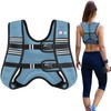 Weighted Vest 20lbs with Reflective Stripe, Body Weight Vests Adjustable