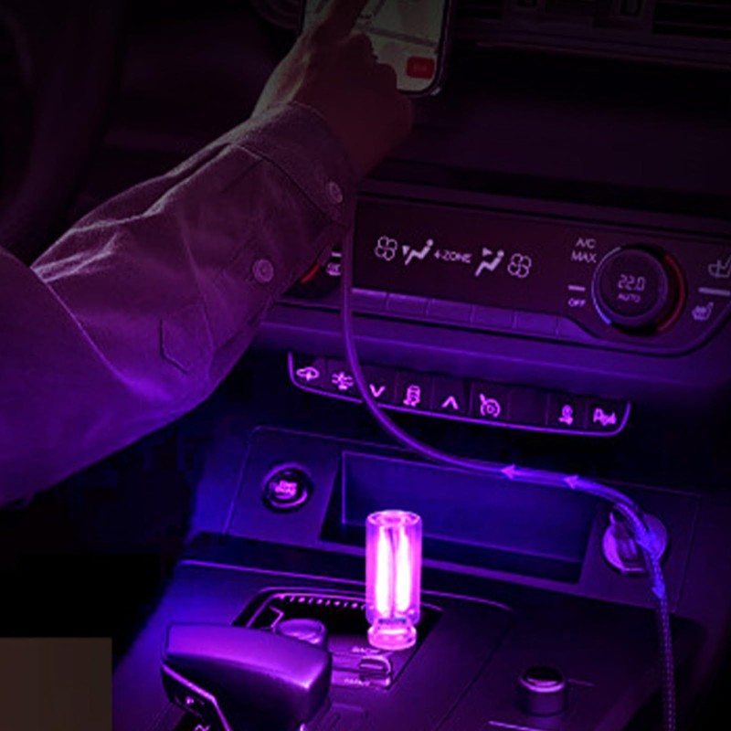 Retro Car Mood Lamps, Touch Control USB & Battery Lighted