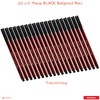 NATARAJ Classy 20 x 0.7mm Fine Point BLACK Ballpoint Pens
