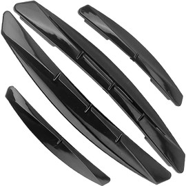 KEWAYO Car Bumper Protector, 4 PCS Car Side Door Edge Guards Protector, Universal Bumper Protector Strips Trim Cover for Cars, Truck, SUVs(Black)