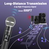 Handheld Wireless Microphones for Karaoke Singing with 500 FT Reception