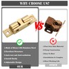Alise Double Roller Catch Cabinet Latches,Adjustable Double Ball Tension Roller