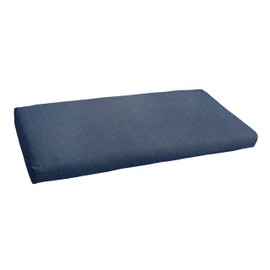 Sorra Home Sunbrella Bristol Bench Cushion, 37 in x 17 in x 2 in, Spectrum Indigo