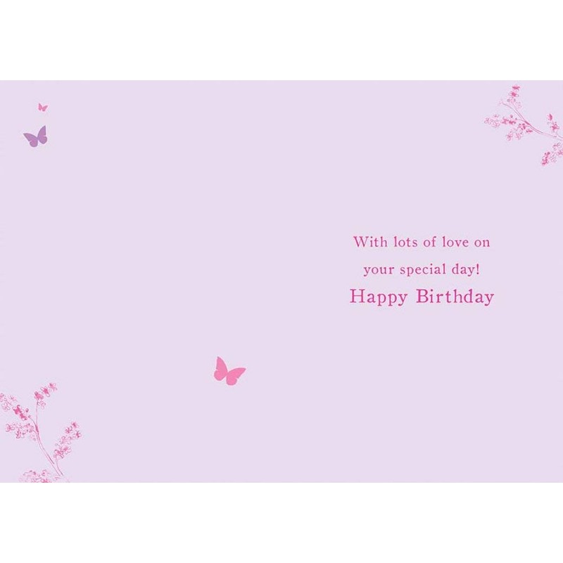 Piccadilly Greetings Traditional Birthday Card Nana,Pink - 7 x 5